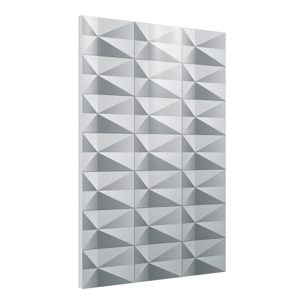 Объемные алюминиевые фасадные кассеты Звезда